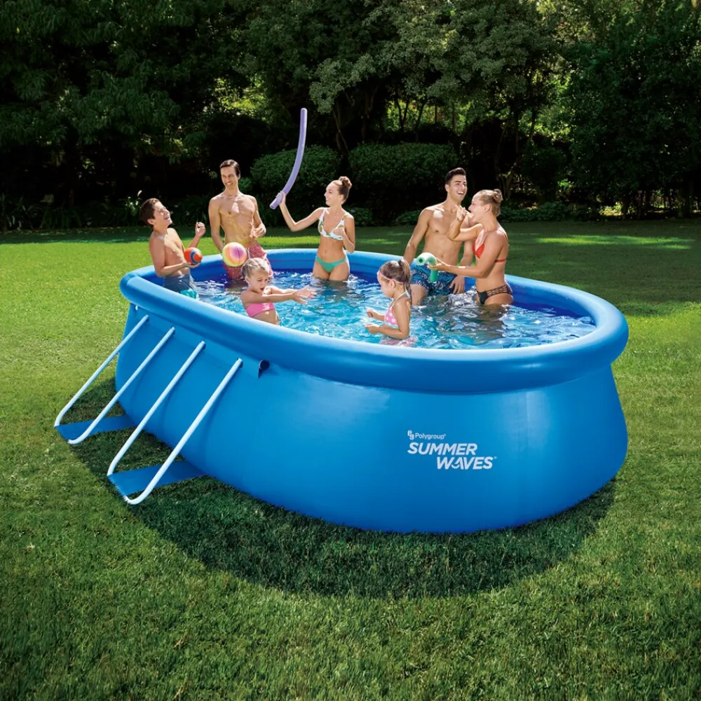 Summer Waves Quick Set Pool 457x305x107 cm blau ^ SummerWave Best