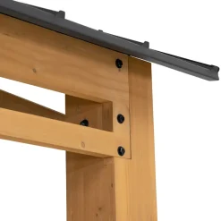 Zedernholz Carport DIRAN - 336cm x 603cm, anthrazit (Produkt aktuell ausverkauft) ^ Sunjoy Online