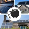 ® 920W Balkonkraftwerk BIFAZIAL FULLBLACK komplett Steckdose GROWATT NEO-800M-X Watt Wechselrichter, PV Solaranlage Komplettset,2x460W Glas-Glas Bifacial Solarmodule, 5m Kabel,4x1m Solarkabel ^ SUNNIVA Clearance