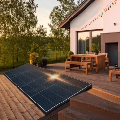 ® 920W Balkonkraftwerk BIFAZIAL FULLBLACK komplett Steckdose GROWATT NEO-800M-X Watt Wechselrichter, PV Solaranlage Komplettset,2x460W Glas-Glas Bifacial Solarmodule, 5m Kabel,4x1m Solarkabel ^ SUNNIVA Clearance