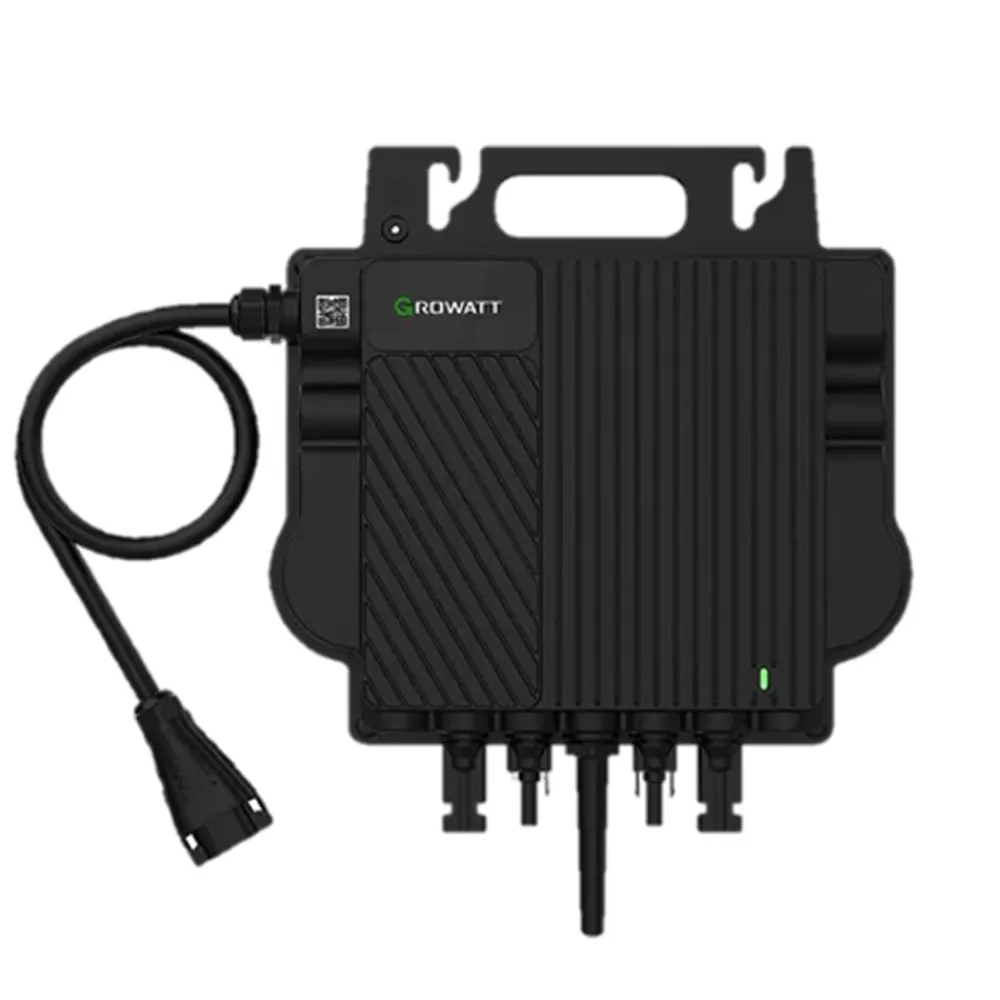 ® 920W Balkonkraftwerk BIFAZIAL FULLBLACK komplett Steckdose GROWATT NEO-800M-X Watt Wechselrichter, PV Solaranlage Komplettset,2x460W Glas-Glas Bifacial Solarmodule, 5m Kabel,4x1m Solarkabel ^ SUNNIVA Clearance
