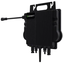 ® 920W Balkonkraftwerk BIFAZIAL FULLBLACK komplett Steckdose GROWATT NEO-800M-X Watt Wechselrichter, PV Solaranlage Komplettset,2x460W Glas-Glas Bifacial Solarmodule, 5m Kabel,4x1m Solarkabel ^ SUNNIVA Clearance