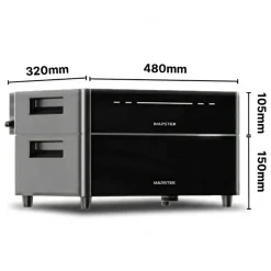 ® 2000W Balkonkraftwerk mit 2,56 kWh Speicher MARSTEK Venus D, BIFAZIAL FULLBLACK komplett Steckdose, PV Solaranlage Komplettset mit Solarspeicher, 4x 500W N-Type Glas Bifacial Module ^ SUNNIVA Outlet
