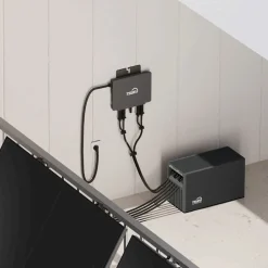 SUNNIVA ® 1840W Balkonkraftwerk mit 2,01 kWh Speicher TSUN SOLARCAN TSOL-DCU2000Lite, BIFAZIAL FULLBLACK komplett Steckdose, PV Solaranlage Komplettset mit Solarspeicher, 4x 460W Glas-Glas Bifacial Online