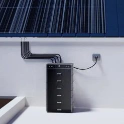 SUNNIVA ® 1840W Balkonkraftwerk mit 2,12 kWh Speicher Marstek Venus A, BIFAZIAL FULLBLACK komplett Steckdose, PV Solaranlage Komplettset mit Solarspeicher, 4x 460W N-Type Glas-Glas Bifacial Module Hot