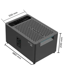 ® 1840W Balkonkraftwerk mit 2,56 kWh Speicher MARSTEK Jupiter C + Plus, BIFAZIAL FULLBLACK komplett Steckdose, PV Solaranlage Komplettset mit Solarspeicher, 4x 460W N-Type Glas-Glas Bifacial ^ SUNNIVA Outlet