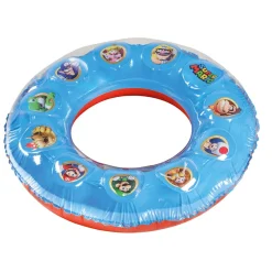 Happy People Super Mario Schwimmring mit Blasen ca. 98 cm aufblasbares Wasserspielzeug für Pool Strand und Sommer