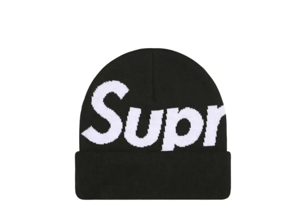 Supreme Big Logo Beanie (FW25) Black Hot