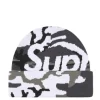 Supreme Camo Big Logo Beanie Snow Camo