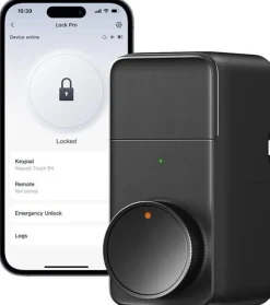 Smart Lock Pro, Smartes elektronisches Türschloss, mit Appsteuerung, Schwarz ^ Switchbot Best
