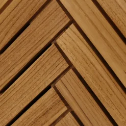 MCW Teak-Hochschrank -M74, Badschrank, 1 Tür 4 Fächer, hochwertiges B-Grade-Teak (Kernholz, 20-30 Jahre) 181x40x35cm Best