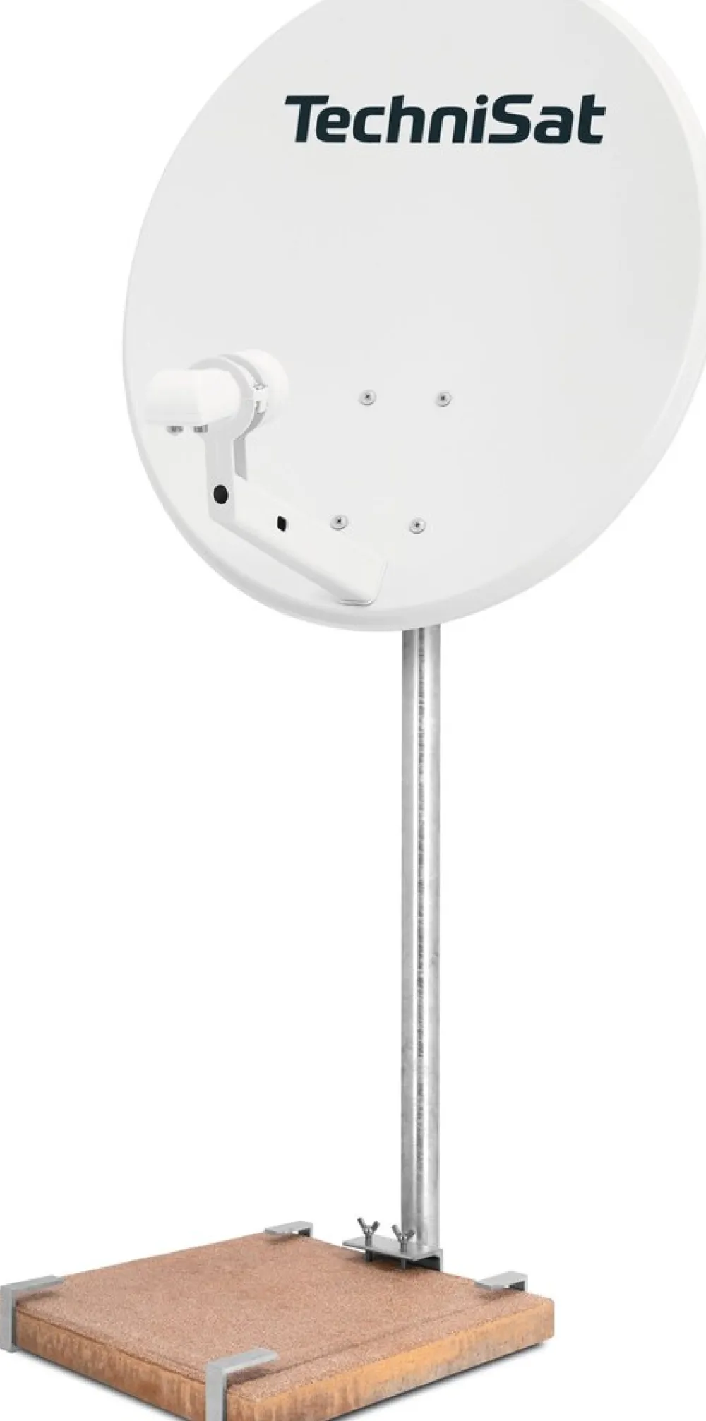 Technisat Balkonständer | Standhalterung für TECHNITENNE 60/70, 1 Meter Masthöhe Hot