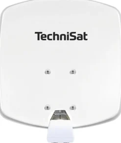 DIGIDISH 33 | Sat-Schüssel mit Twin-LNB & Wandhalterung, 2 TN polarweiß ^ Technisat Best
