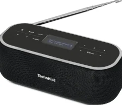 Technisat DIGITRADIO BT 1 | Bluetooth-Lautsprecher mit DAB+, UKW, Akku | schwarz Best
