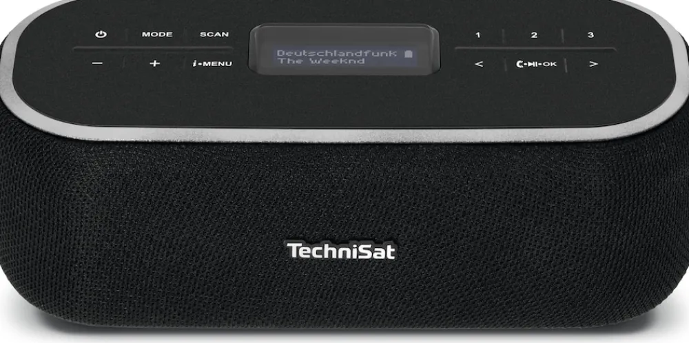 Technisat DIGITRADIO BT 1 | Bluetooth-Lautsprecher mit DAB+, UKW, Akku | schwarz Best