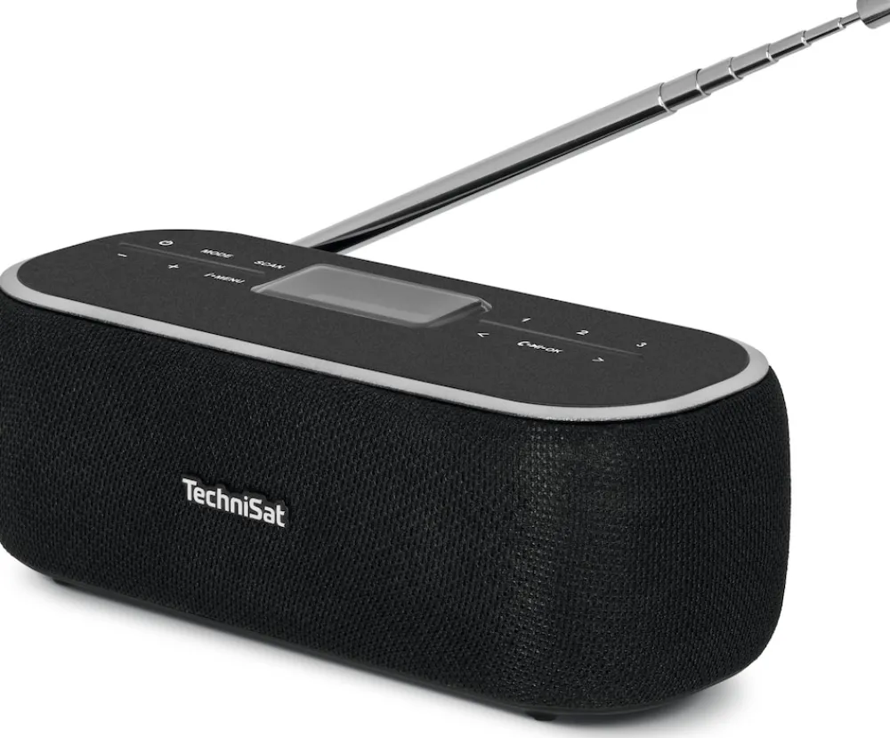 Technisat DIGITRADIO BT 1 | Bluetooth-Lautsprecher mit DAB+, UKW, Akku | schwarz Best