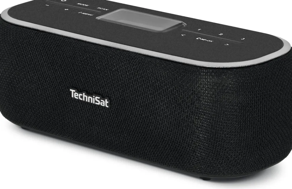 Technisat DIGITRADIO BT 1 | Bluetooth-Lautsprecher mit DAB+, UKW, Akku | schwarz Best