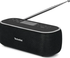 Technisat DIGITRADIO BT 1 | Bluetooth-Lautsprecher mit DAB+, UKW, Akku | schwarz Best