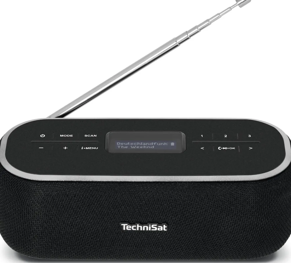 Technisat DIGITRADIO BT 1 | Bluetooth-Lautsprecher mit DAB+, UKW, Akku | schwarz Best