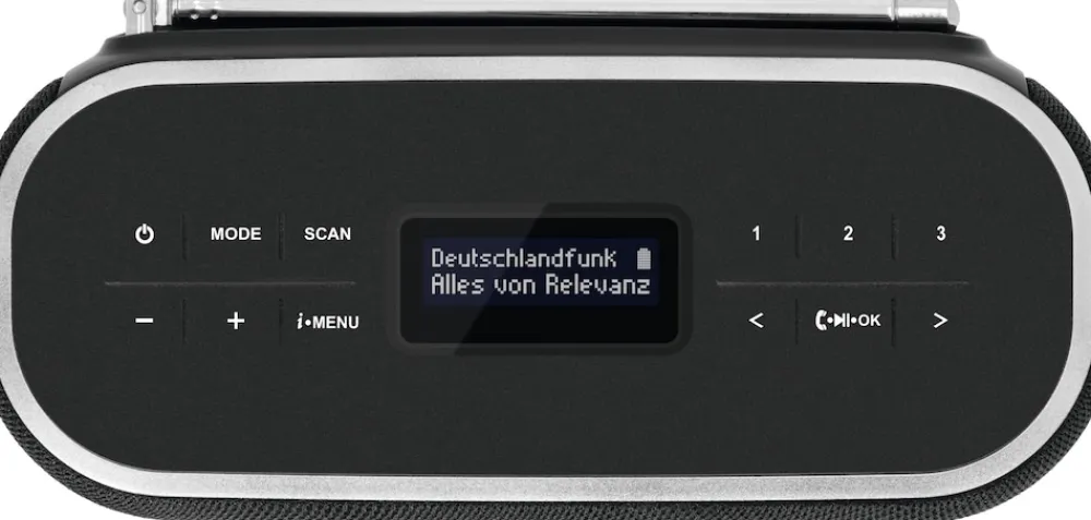 Technisat DIGITRADIO BT 1 | Bluetooth-Lautsprecher mit DAB+, UKW, Akku | schwarz Best