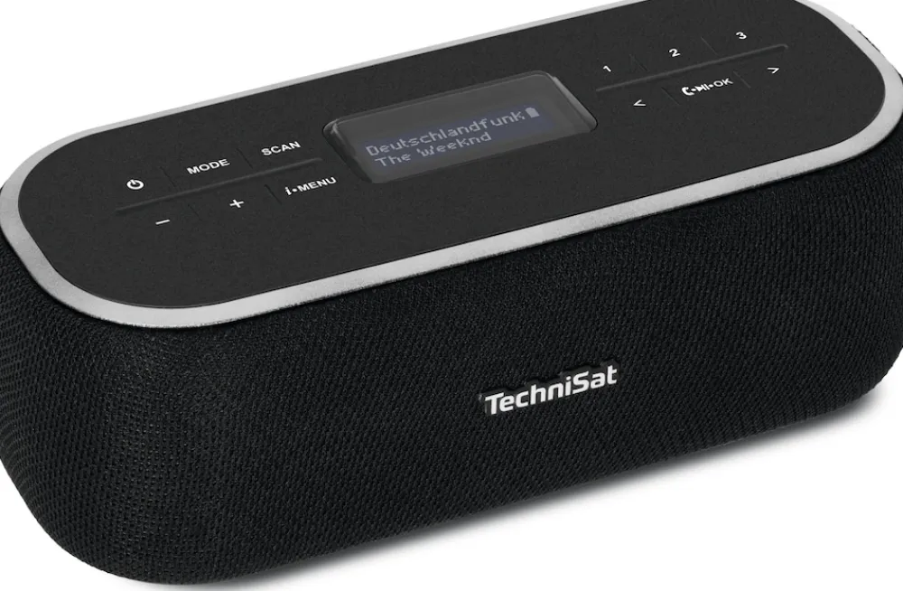 Technisat DIGITRADIO BT 1 | Bluetooth-Lautsprecher mit DAB+, UKW, Akku | schwarz Best