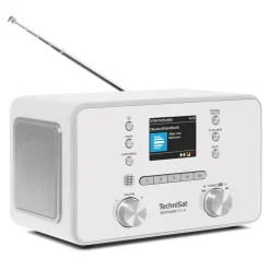 Technisat DIGITRADIO 550 IR | DAB+ / UKW / Internet-Radio, Bluetooth weiß schwarz