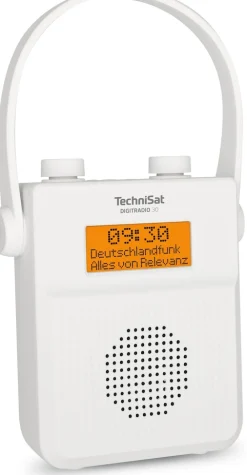 Technisat DIGITRADIO 30 | wasserdichtes IPX5 DAB+/UKW Duschradio, Akku Outlet