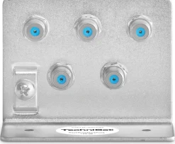 Technisat Erdungswinkel 5 | Erdungswinkel mit 5 hochwertigen F-Doppelbuchsen New