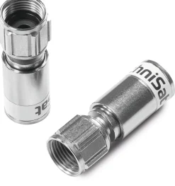 F-Kompressionsstecker 3.9 | High-End F-Stecker | 100 Stück ^ Technisat Hot