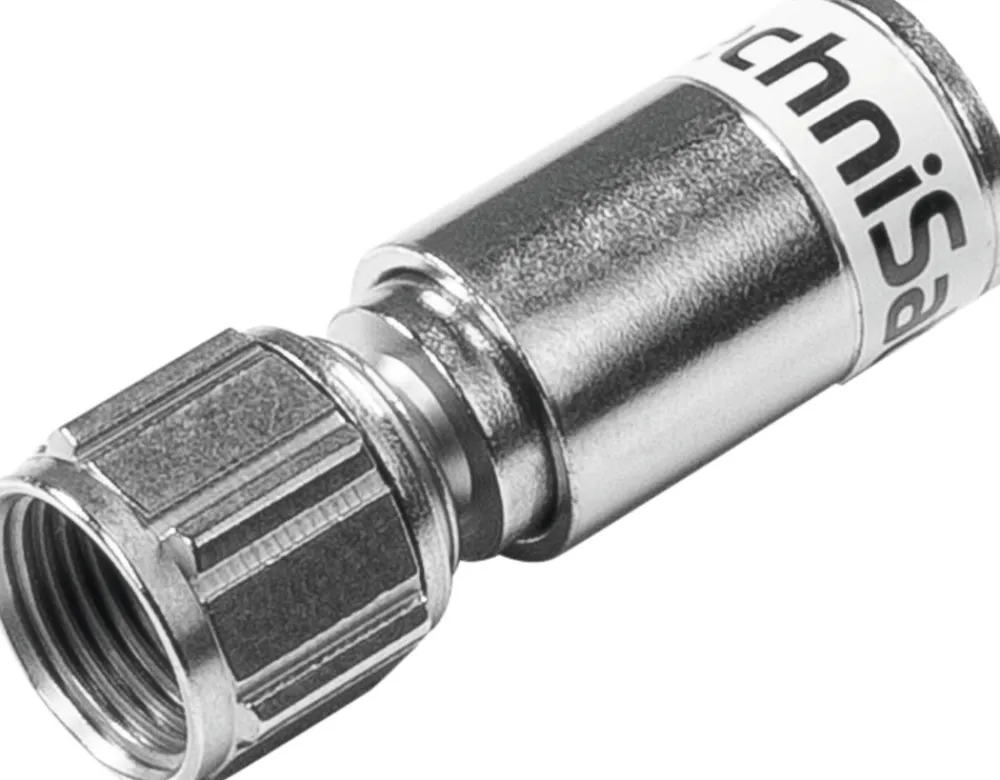 F-Kompressionsstecker 3.9 | High-End F-Stecker | 100 Stück ^ Technisat Hot