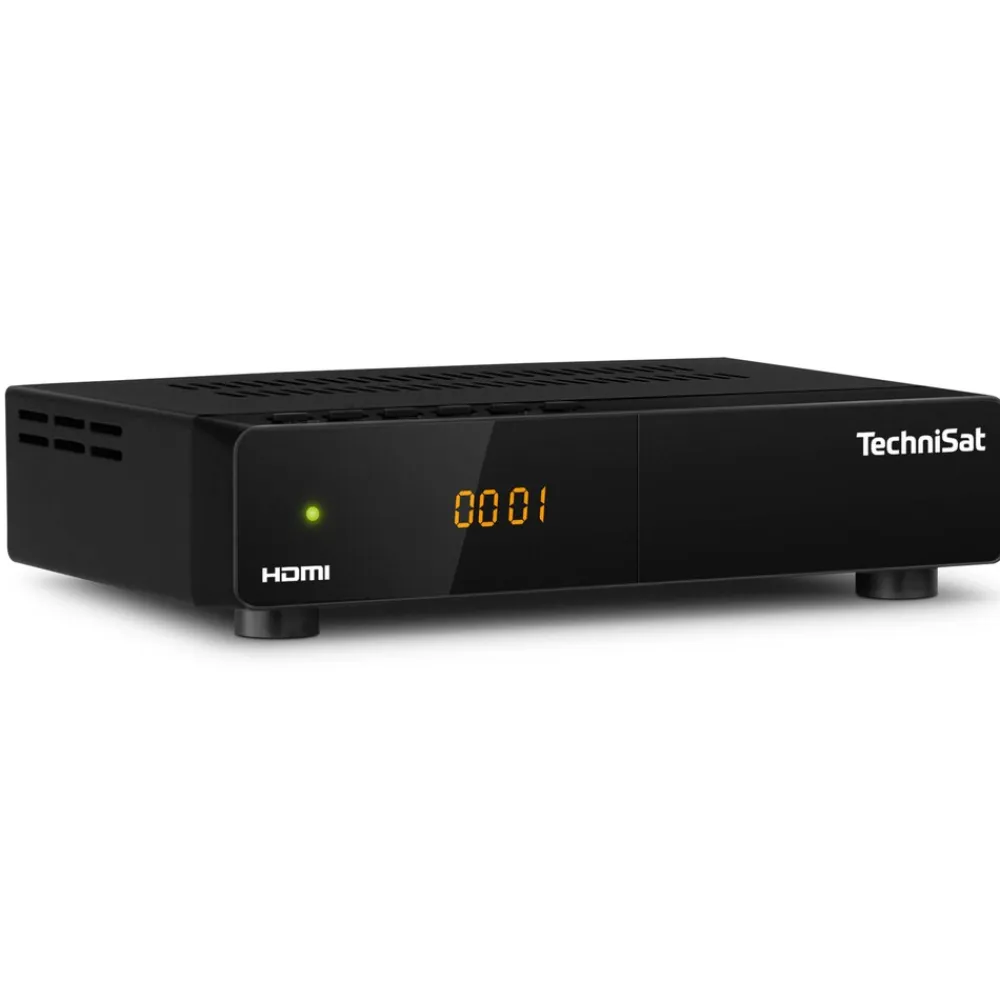 Technisat HD-S 210 – Kompakter HD SAT-Receiver (DVB-S/S2, HDMI, USB Mediaplayer) Clearance