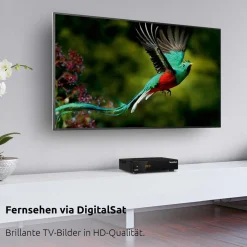 Technisat HD-S 210 – Kompakter HD SAT-Receiver (DVB-S/S2, HDMI, USB Mediaplayer) Clearance