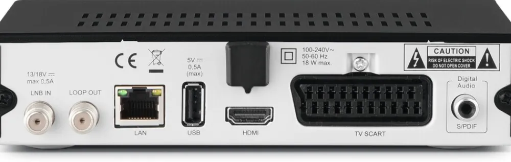 Technisat HD-S 210 – Kompakter HD SAT-Receiver (DVB-S/S2, HDMI, USB Mediaplayer) Clearance