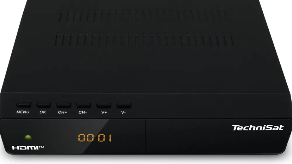Technisat HD-S 210 – Kompakter HD SAT-Receiver (DVB-S/S2, HDMI, USB Mediaplayer) Clearance