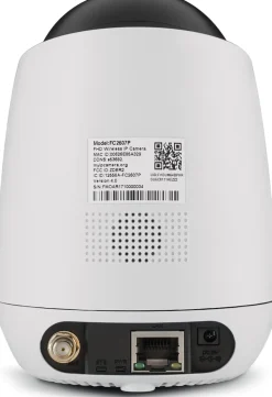 Technisat Innenkamera 1 | Full-HD Smart Home Kamera, WLAN, Nachtsicht | weiß Hot