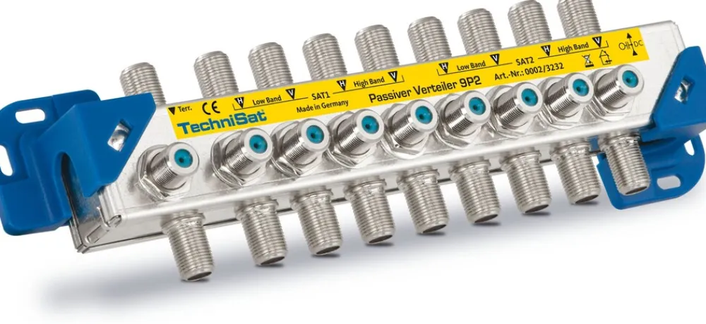 Passiver Verteiler 9P2 Sat-Signalaufteilung ^ Technisat Sale