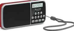 TECHNIRADIO RDR | portables DAB+/UKW Radio inkl. Netzteil, Akku | rot ^ Technisat Clearance