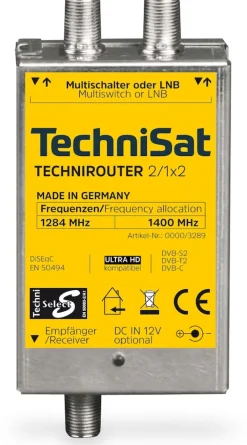 Technisat TECHNIROUTER MINI 2/1x2 | Einkabellösung / Unicable für Twin-Empfang Sale