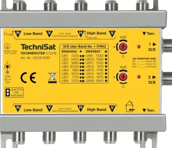 TECHNIROUTER 5/2x16 | Sat-Verteiler für 2 Stränge je 16 Teilnehmer ^ Technisat Sale