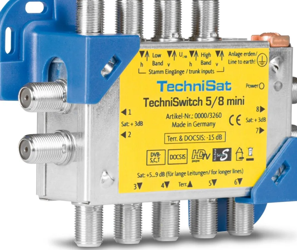 Technisat TECHNISWITCH 5/8 MINI | Multischalter / Satverteiler für 8 Teilnehmer Best