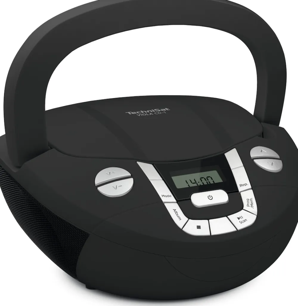 Viola CD-1 | Boombox mit Bluetooth, Batteriebetrieb & CD-Player ^ Technisat Best