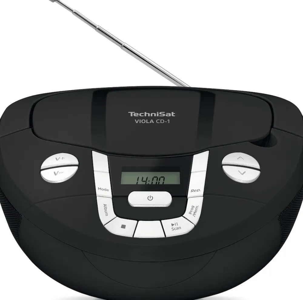Viola CD-1 | Boombox mit Bluetooth, Batteriebetrieb & CD-Player ^ Technisat Best