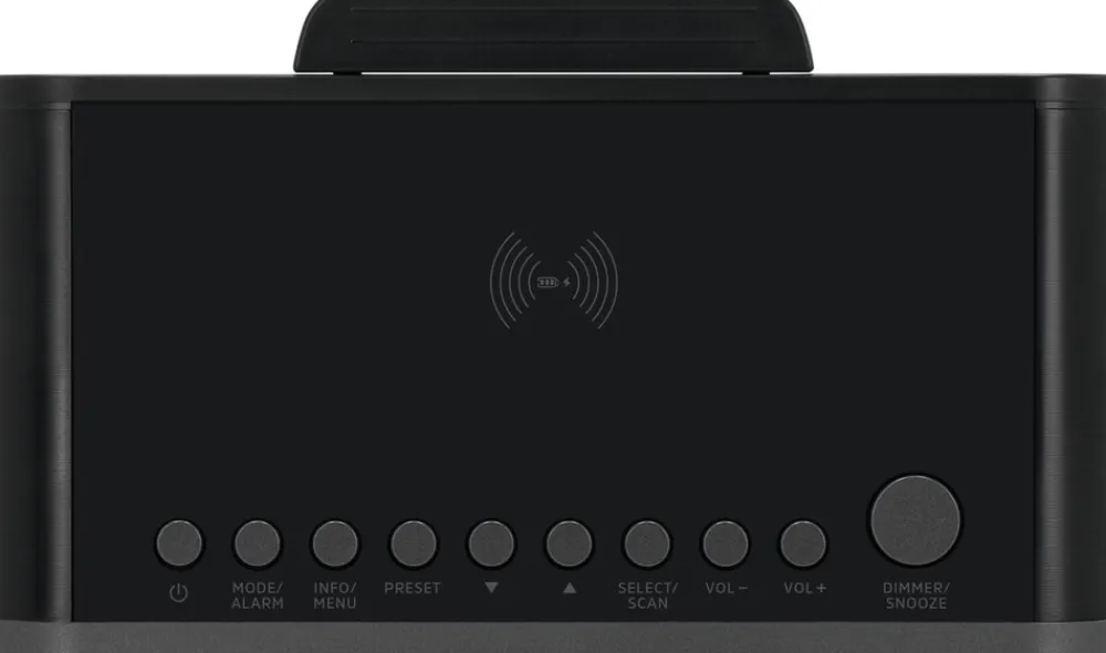 Technisat VIOLA CR 1 | DAB+ und UKW Radiowecker mit Wireless Charging | schwarz New