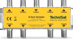 8-Wege-Verteiler | Sat-Verteiler mit DC-Durchlass für TECHNIROUTER ^ Technisat Clearance