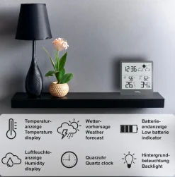 Technoline WS 9138 Wetterstation (Quarzuhr, Wettervorhersage, Temperatur, Luftfeuchtigkeit) Best