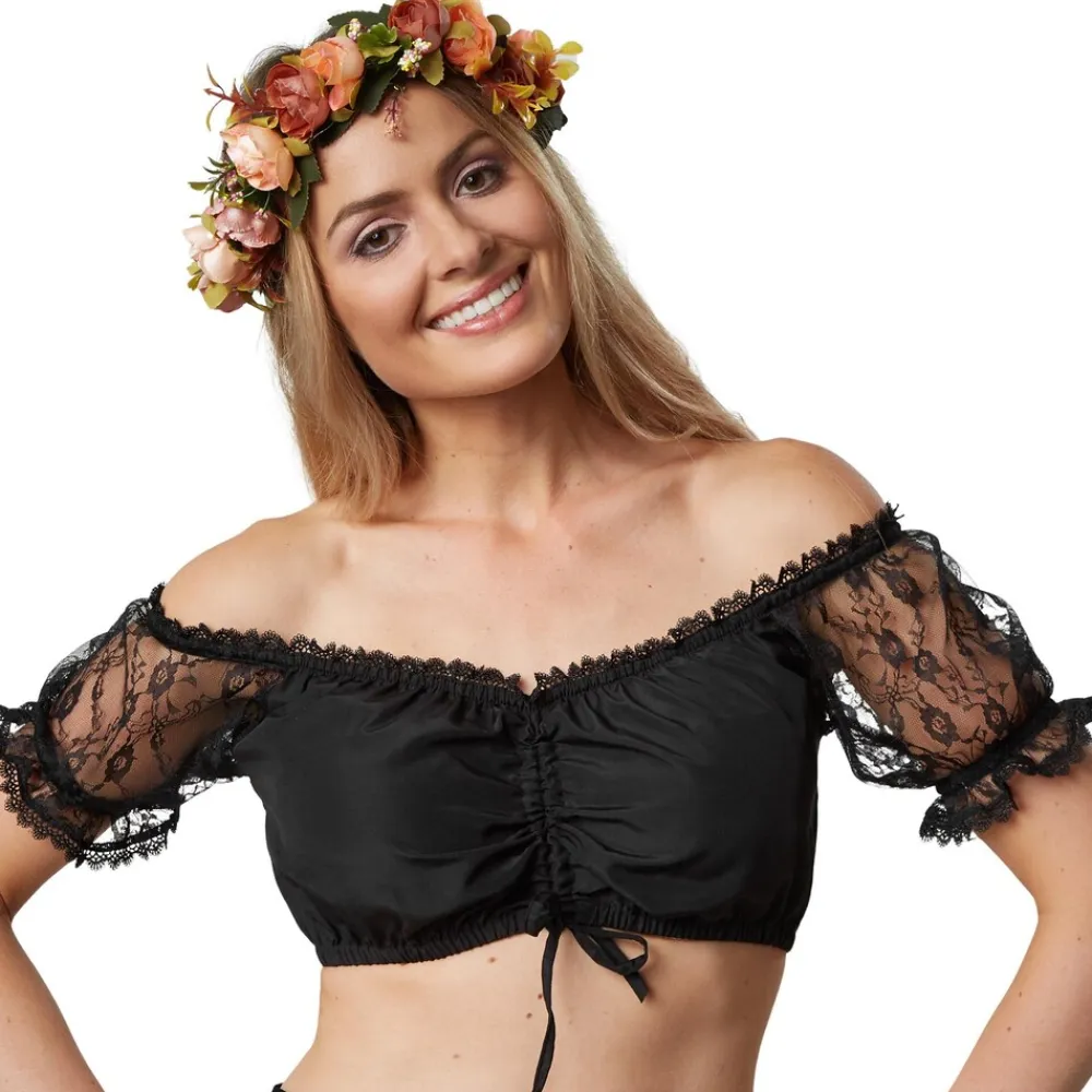 TecTake ® Dirndlbluse Maria Hot