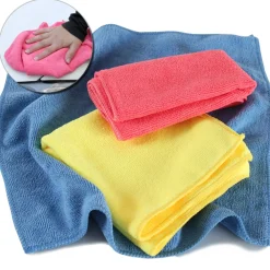 ® 200er Set Mikrofasertücher, für gründliche und streifenfreie Reinigung, langlebig dank vernähtem Rand, 35 x 35 cm ^ TecTake Best