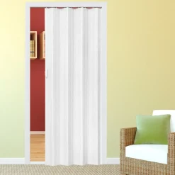 ® Falttür, Doppelwandprofil mit Schiebegriff, mit Magnetverschluss, 80 x 203 cm ^ TecTake Best