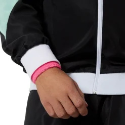 TecTake ® Herrenkostüm Retro 80er 90er Jahre Jogginganzug schwarz,S Best