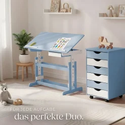 ® Höhenverstellbarer Schreibtisch, elektrisch, Tischplatte neigbar und 7-fach höhenverstellbar, 63 bis 94 cm, pflegeleicht ^ TecTake Best